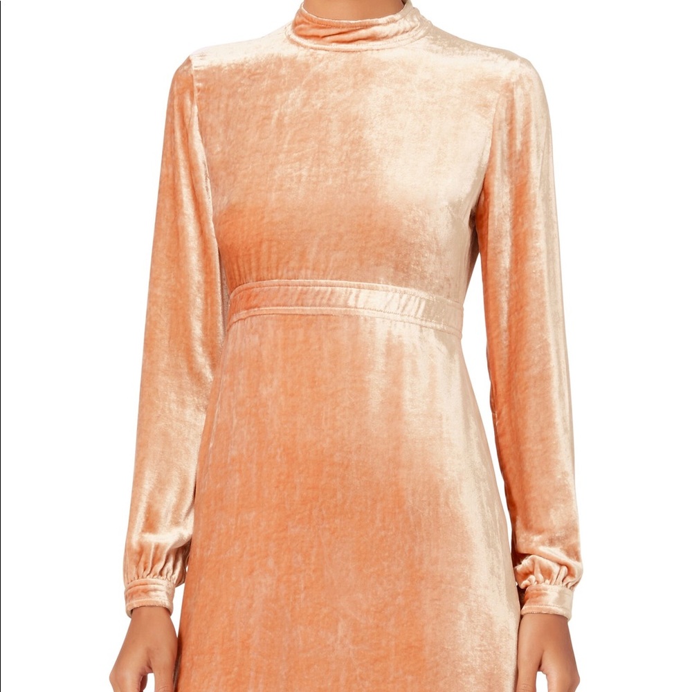 A.L.C. Gemma Velvet Dress- Rose